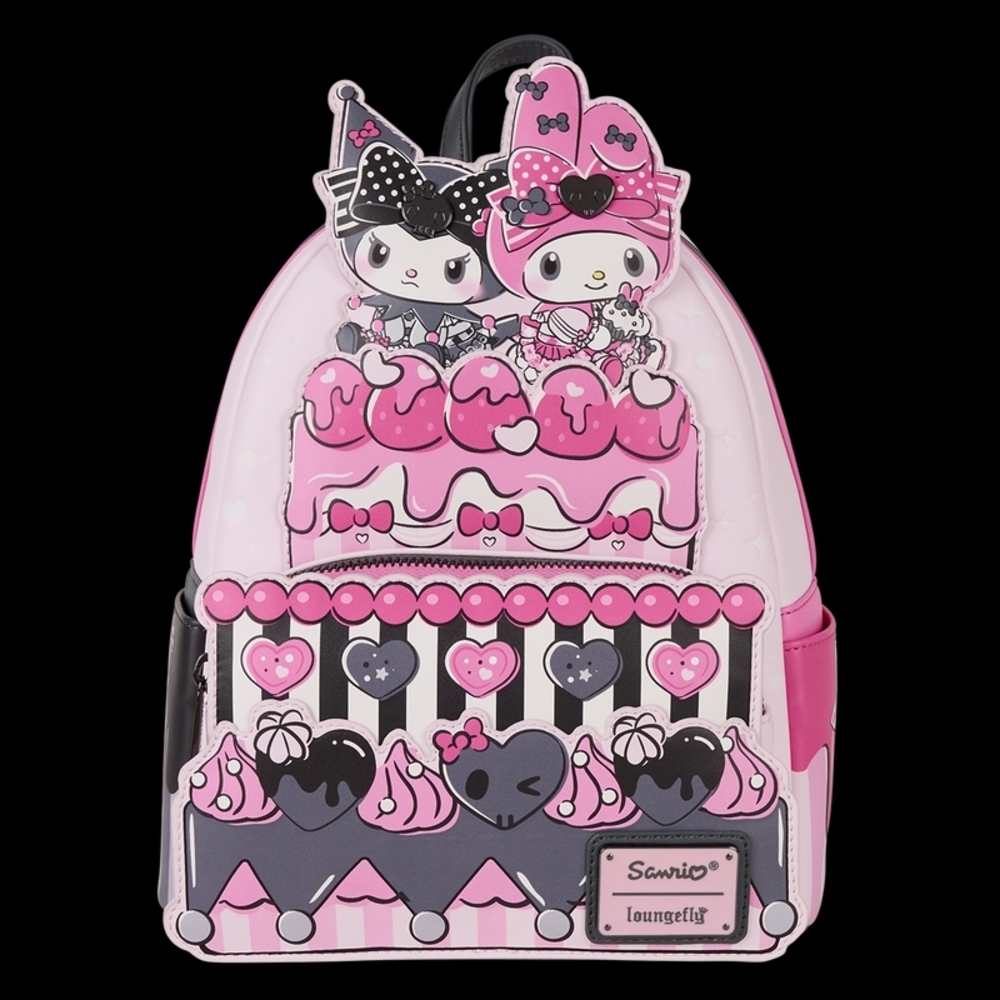 Loungefly Hello Kitty Sanrio My Melody And Kuromi Cake Mini Backpack